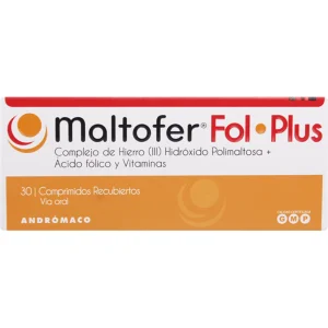 Maltofer Fol Plus Hierro 100 mg x 30 Comprimidos Recubierto