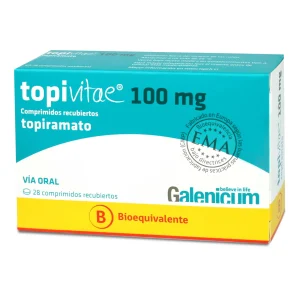 Topivitae, Topiramato 100 mg 28 Comprimidos