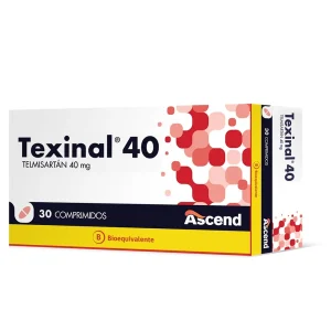 Texinal 40 (Be), Telmisartan 40 mg x 30 Comprimidos