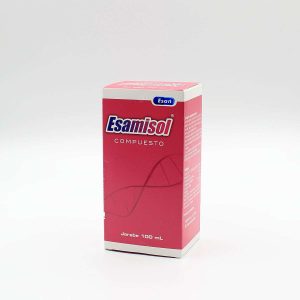 Esamisol Compuesto, Clorfenamina maleato 4 mg + Paracetamol 250 mg + Pseudoefedrina 60 mg  Jarabe x 100 Ml