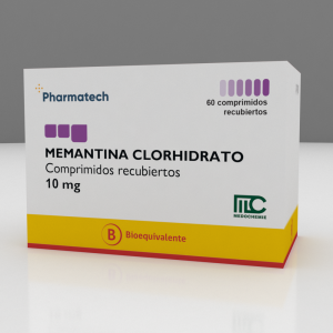 MEMANTINA CLORHIDRATO 10 MG X 60 COMP. REC.