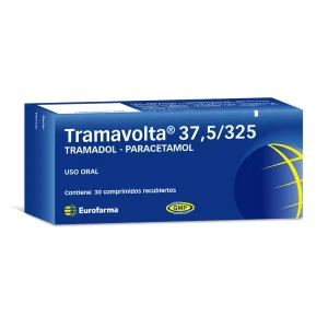 Tramavolta, Paracetamol + Tramadol 37.5/325 x 30 Comprimidos Recubiertos